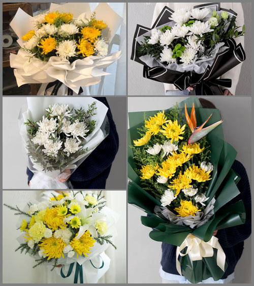 广东深圳市龙华区龙华街道白事花束代送